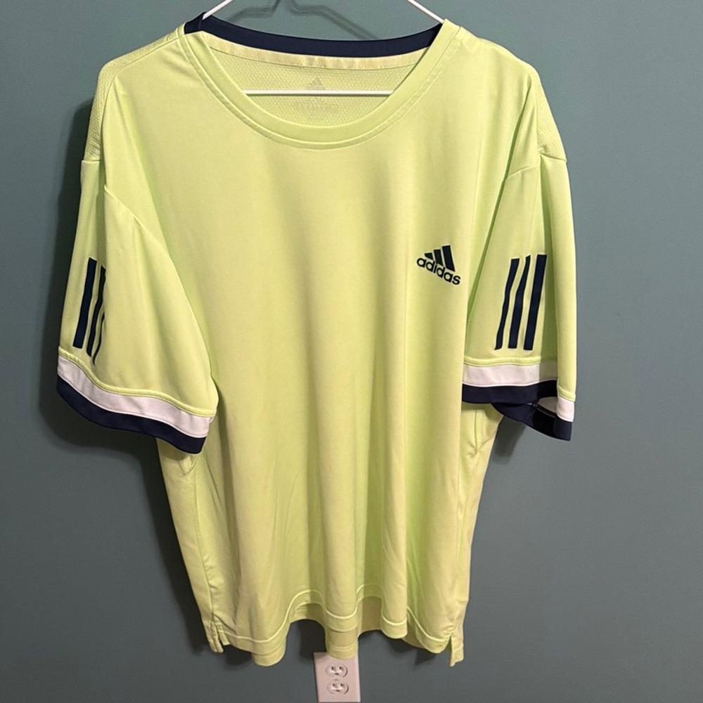 Adidas Lime Green Athletic Shirt